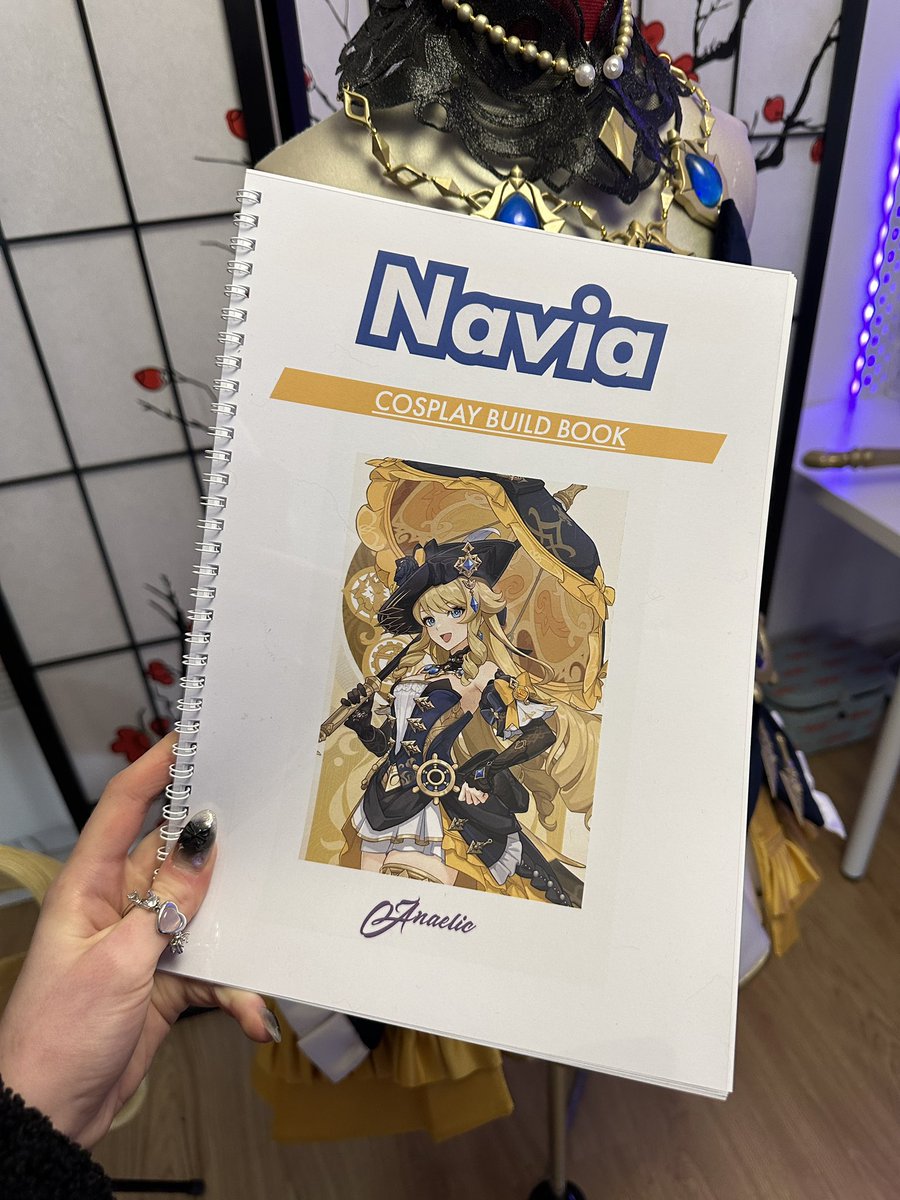 AnaelicCosplay's tweet photo. I’m competing in the @CosplayCentral Crown Championships UK qualifier tomorrow at @MCMComicCon with Navia! V v v nervous, wish me luck!🥹💛 https://t.co/iHSjHYt8Sv