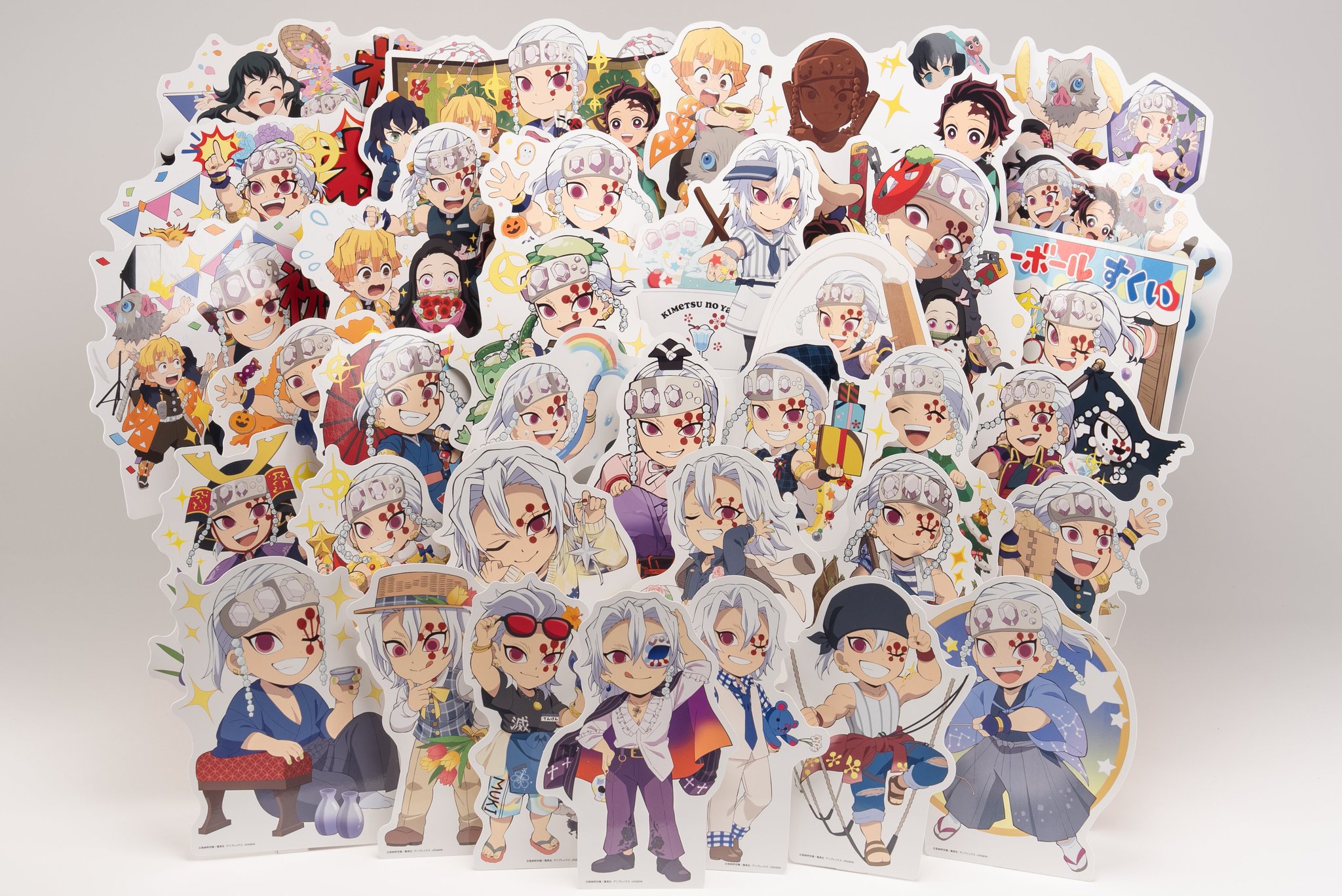 鬼滅の刃 ufotable お楽しみくじ 宇髄天元 46点セット まとめ売り 鬼滅の刃 ダイニング ポストカードセット お楽しみくじ 宇髄天元