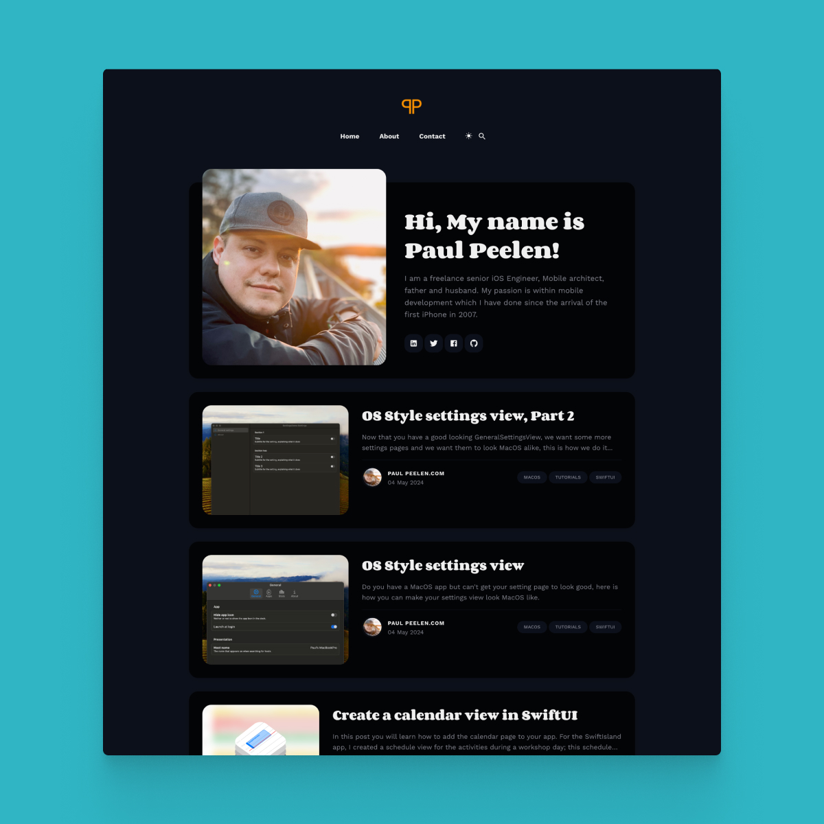 Site of the Day ✨

Paul Peelen ☞ paulpeelen.com

Built with <a href="/anvodstudio/">Anvod Studio</a> &amp;  <a href="/jekyllrb/">jekyll</a>