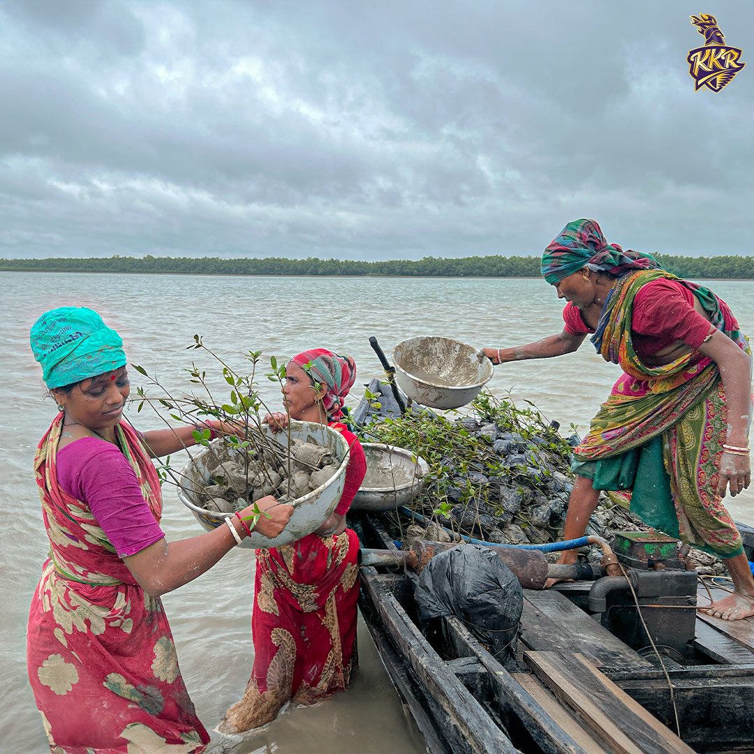 KKRiders's tweet photo. Knight Riders x Environment: A Winning Partnership 🌍🫂

KKR is not just about cricket. Over the years, our players, owners, management and fans have developed a strong affinity towards constantly giving back to Mother Nature. 

From plantation drives to waste management programs, we have chipped in with consistent efforts to do our bit towards sustainability and being eco-friendly 🌱

Come join us in our efforts towards a better tomorrow - it’s the Knight Thing to do 💜

@iam_juhi