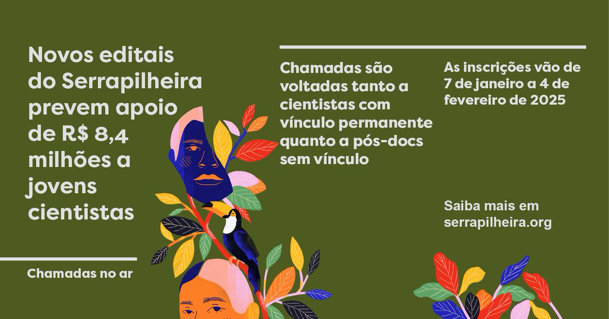 Instituto Serrapilheira tweet media