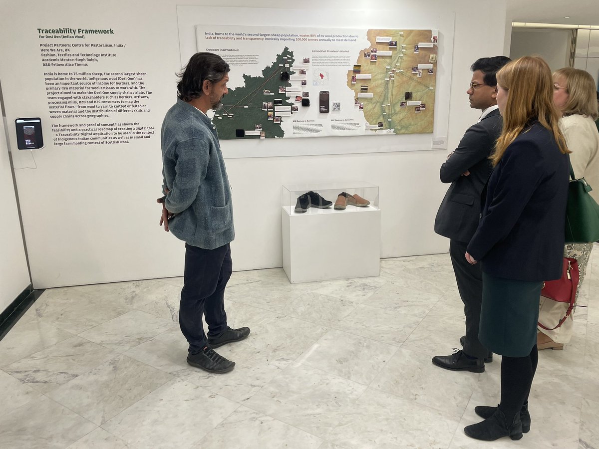 Delighted to welcome members of <a href="/AppgIndia/">APPG India</a> to <a href="/inBritish/">British Council in India</a> 

We toured our Making Matters exhibition on sustainable textiles and fashion  - a platform for 🇮🇳 &amp; 🇬🇧 creative entrepreneurs working with <a href="/UAL/">University of the Arts London</a> on R&amp;D to help them scale up. 

<a href="/inBritish/">British Council in India</a> <a href="/BritishArts/">British Council Arts</a> <a href="/McDonaldScott_/">Scott McDonald</a>