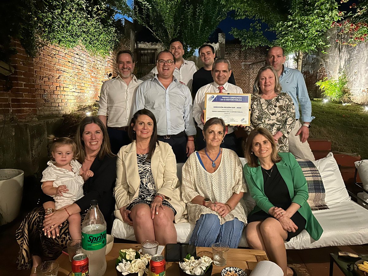 Premios Compromiso con la Gestión Pública de <a href="/INACALUY/">INACAL URUGUAY</a>

Tercer año consecutivo que la Región Sur de <a href="/ASSEcomunica/">ASSE</a> se presenta, habiendo comenzado de cero.

2022. Premio Categoría Bronce 
2023. Premio Categoría Plata
2024. ORO.

Gracias equipo 
Si se puede.