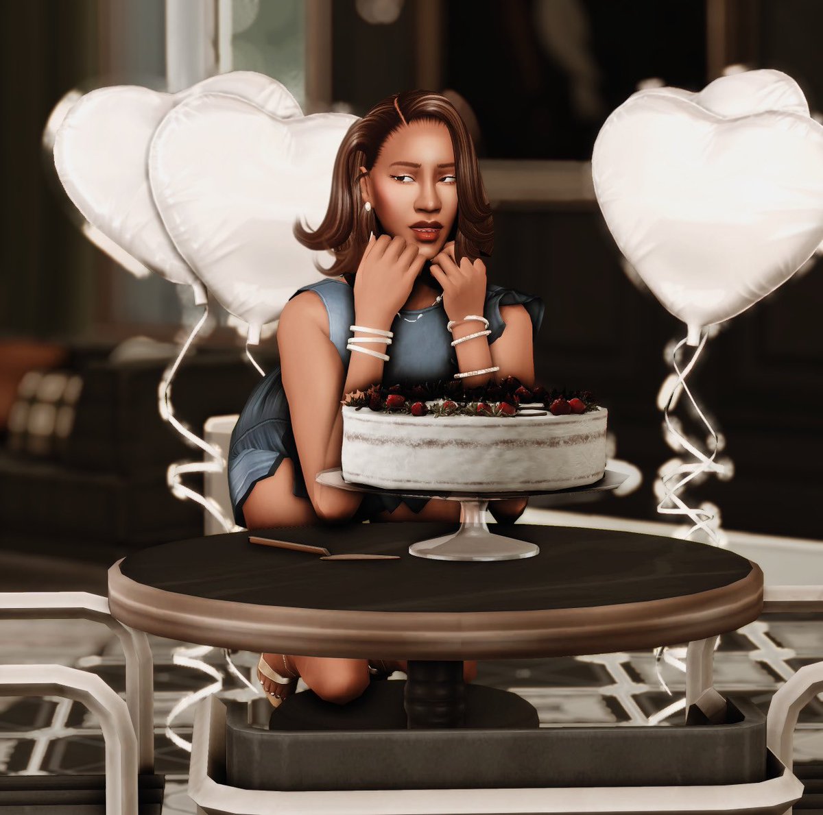 magnoliadaleTS4's tweet photo. Birthday Behavior 🩵 excited to see what this new year has to offer 😌

#TheSims4 #ShowUsYourSims https://t.co/6NFDSzv0Ts