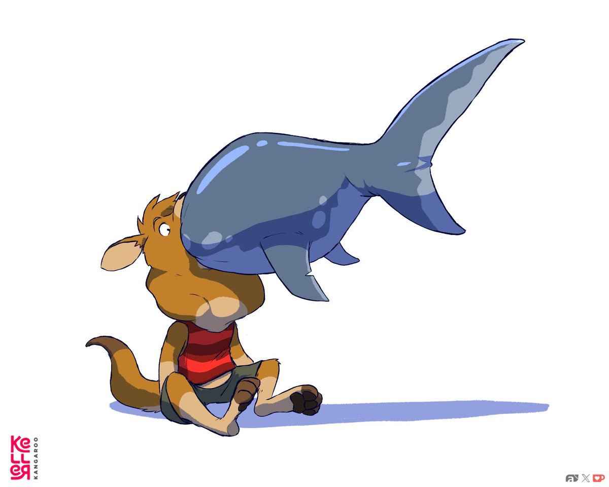 KellerKangaroo's tweet photo. 🦈 just one shark for breakfast https://t.co/LqI99h5nCJ