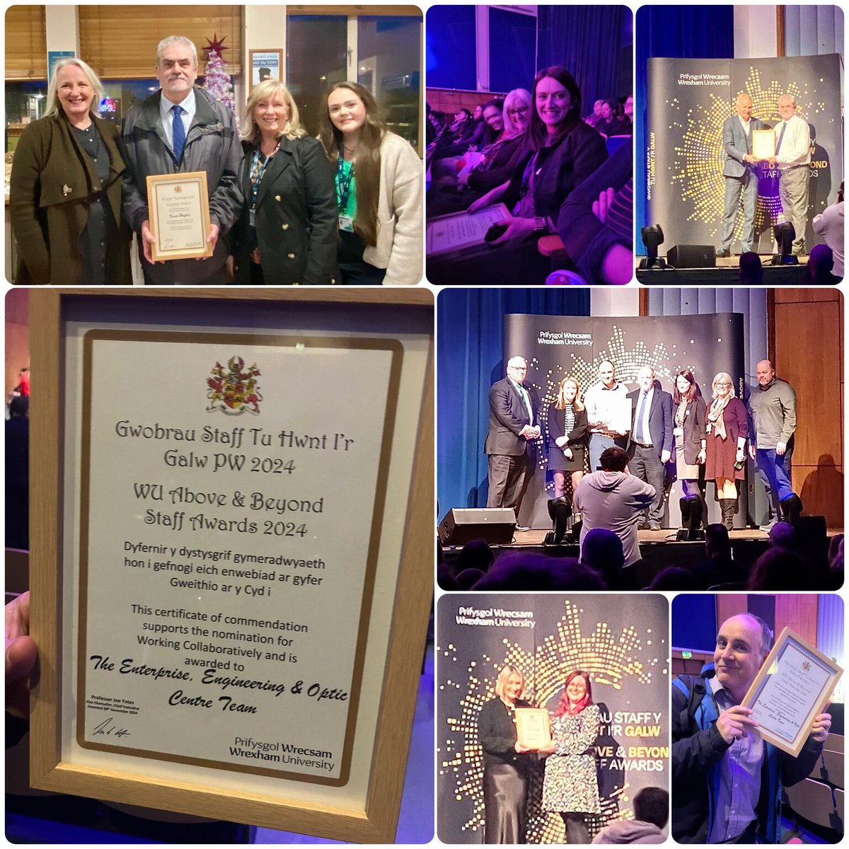 Enterprise & Innovation Wrexham University (@enterprisewu) on Twitter photo Celebrating #success at the <a href="/WrexhamUni/">Wrexham University</a> staff awards! π Congratulations to all, and thank you for our nominations and commendations! Celebrating #success at the <a href="/WrexhamUni/">Wrexham University</a> staff awards! π Congratulations to all, and thank you for our nominations and commendations!