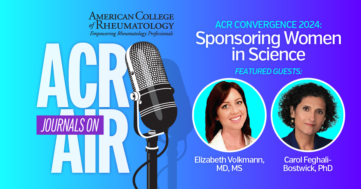 American College of Rheumatology (@acrheum) on Twitter photo ICYMI @ #ACR24! Drs. Volkmann & Feghali-Bostwick explore how we can break down barriers & build stronger support systems for women in science. LISTEN → acr.tw/3ObbPlu <a href="/ACR_Journals/">ACR_Journals</a> ICYMI @ #ACR24! Drs. Volkmann & Feghali-Bostwick explore how we can break down barriers & build stronger support systems for women in science. LISTEN → acr.tw/3ObbPlu <a href="/ACR_Journals/">ACR_Journals</a>