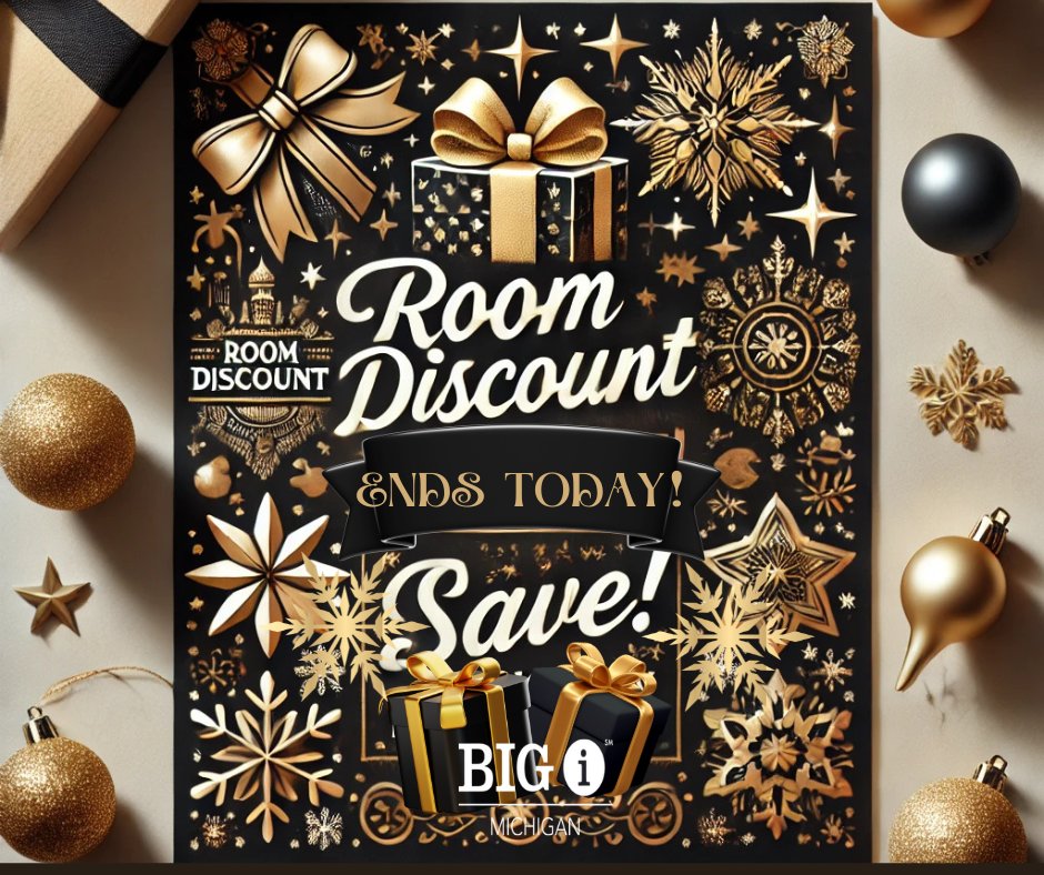 ⏳🎄 Last Call! The Big I Michigan Holiday Member Mixer room discount block ends TODAY!

RSVP &amp; Book your room by visiting our website: michagent.org/events.../bigi…