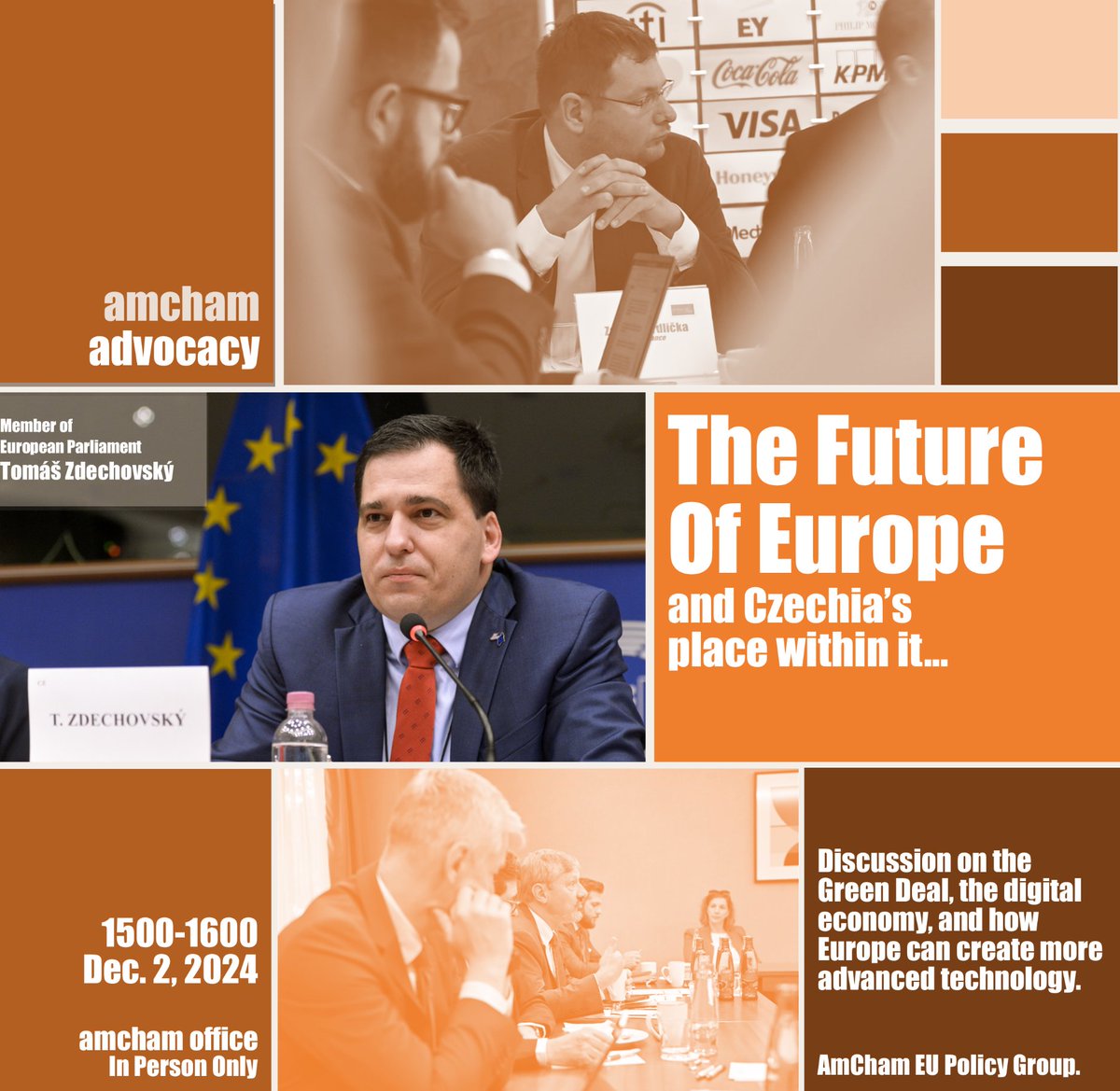 AmCham CZ (@amchamcz) on Twitter photo #AmChamAdvocacy Join discussion with MEP <a href="/TomasZdechovsky/">Tomáš Zdechovský</a> on December 2 to address EU competitiveness or EU-US relations, among others.
What to expect in 2025 and beyond? #AmChamAdvocacy Join discussion with MEP <a href="/TomasZdechovsky/">Tomáš Zdechovský</a> on December 2 to address EU competitiveness or EU-US relations, among others.
What to expect in 2025 and beyond?