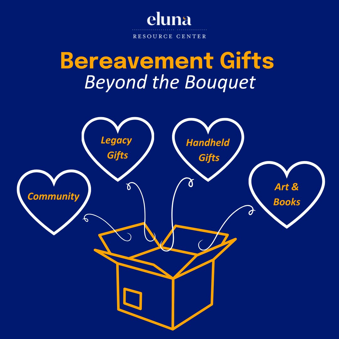 Have you ever needed to provide comfort during times of profound loss?

The #ElunaResourceCenter has compiled a list of Bereavement Gifts, offering a thoughtful and diverse range of ways for you to express condolences.

Check them out here: elunanetwork.org/resources/bere…
