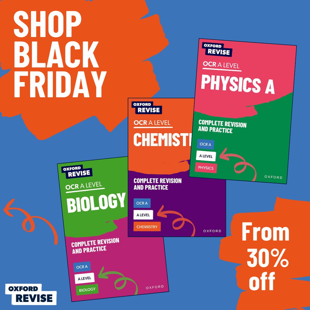 OUPSecondary's tweet image. You might need some larger stockings to fit them but treat the #GCSERevision and #ALevelRevision students in your life to the gift of revision that works!
Shop #OxfordRevise guides and save from 30%: ow.ly/vCjV50UgypB

Guides from: @WilkesHistory @missdcox @Primrose_Kitten
