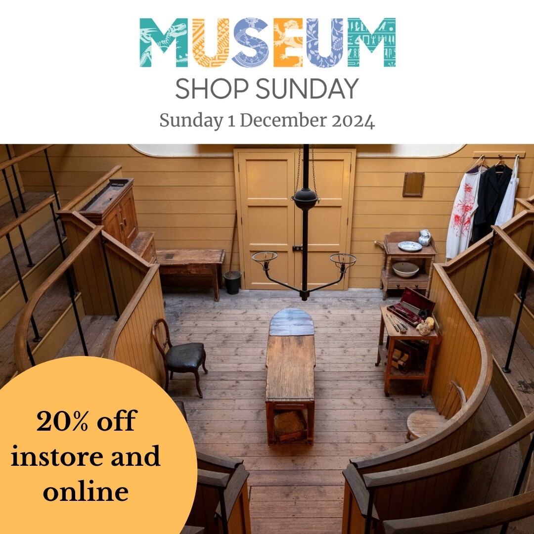 🛒 🎁 Museum Shop Sunday is back, just in time for some holiday shopping! 

Visit us instore or online this Sunday to get 20% off across our wonderful museum shop. Including signed books, handmade Christmas ornaments, and much more. 

All sales support t… instagr.am/p/DC9Te0zRgEo/