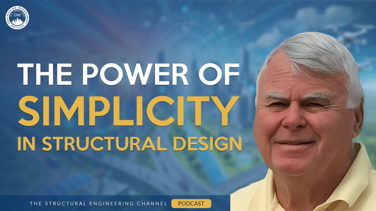 AnthonyJFasano's tweet image. 🏗️ Master Structural Simplicity! 🏗️In this week’s #StructuralEngineering Podcast, we chat with James Fisher, Ph.D., P.E., about #constructability, #robustdesigns, and balancing #innovation with proven methods. Sponsored by @KaplanEdNews 👉 Listen here: bit.ly/TSECEp143Y
