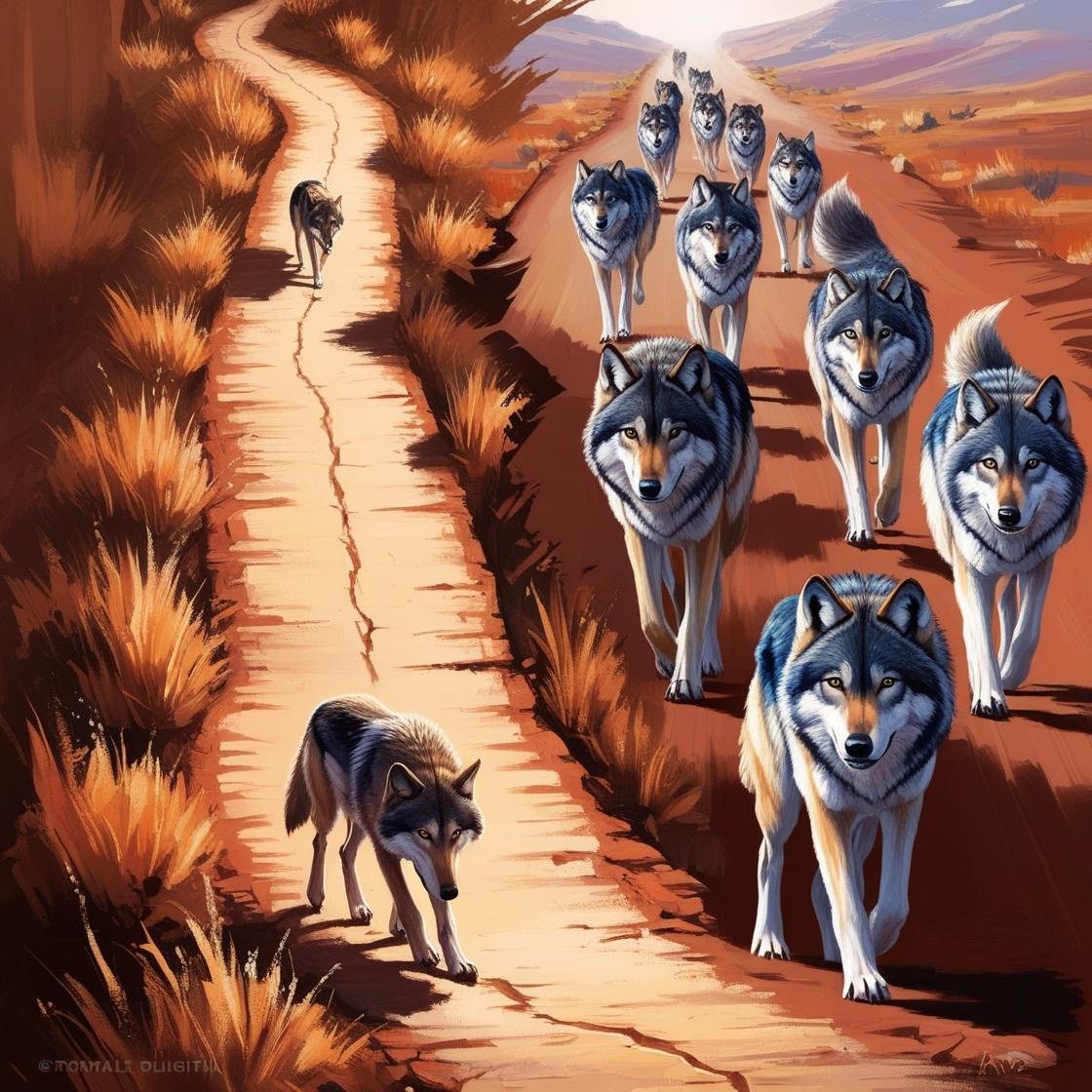 phyllispieri's tweet image. Do you like being a lone wolf or pack player?