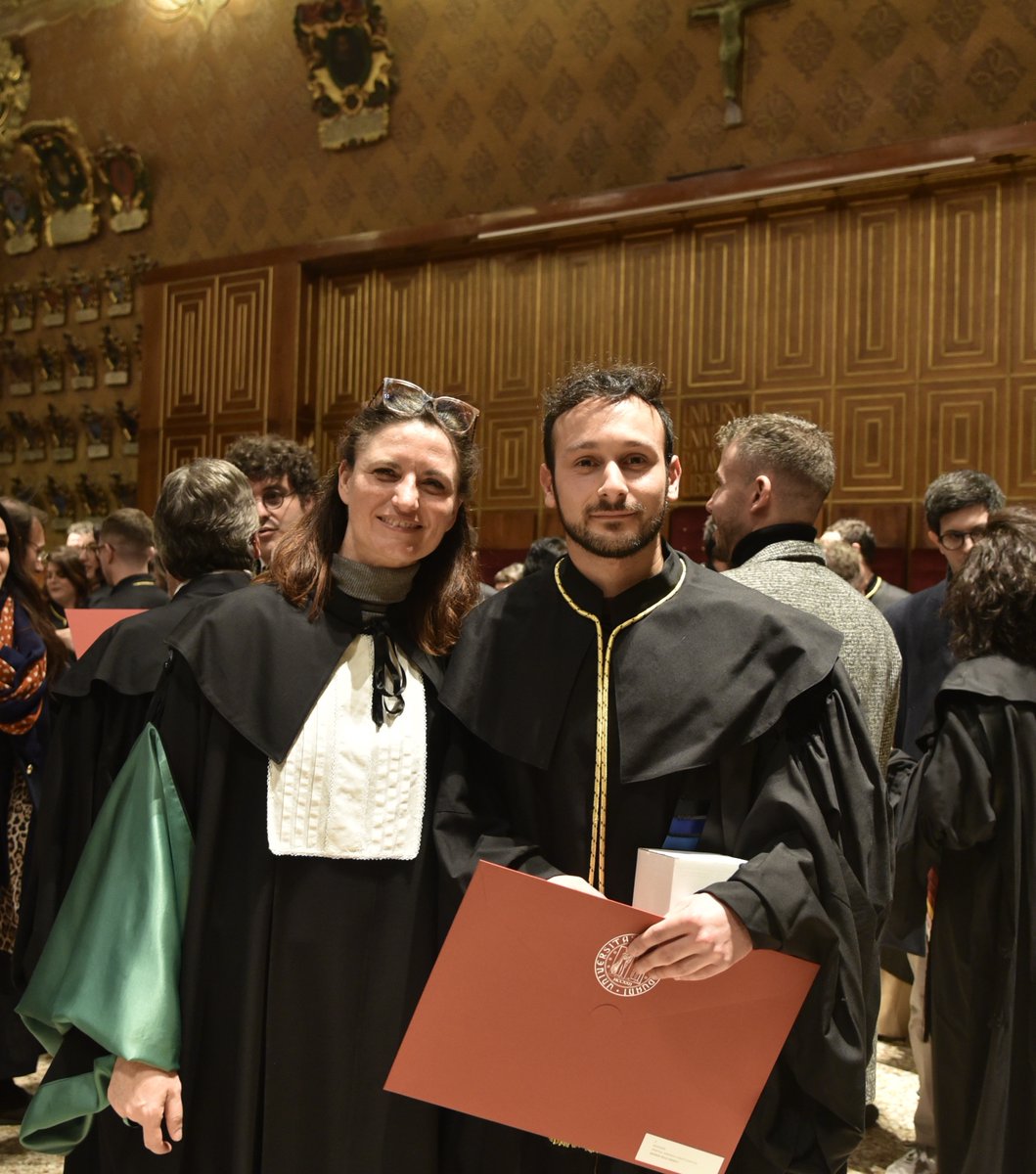 RomualdiLab (@labromualdi) on Twitter photo Doctoral degree awarding ceremony.
Congratulations <a href="/angelo_velle/">Angelo Velle</a>
<a href="/DiBio_UniPD/">Department of Biology – University of Padova</a> <a href="/UniPadova/">Università di Padova</a>
#phd #ceremony #unipd Doctoral degree awarding ceremony.
Congratulations <a href="/angelo_velle/">Angelo Velle</a>
<a href="/DiBio_UniPD/">Department of Biology – University of Padova</a> <a href="/UniPadova/">Università di Padova</a>
#phd #ceremony #unipd