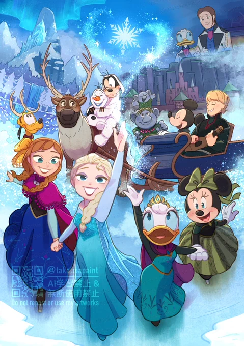 アナと雪の女王×ミッキーフレンズ#アナと雪の女王 