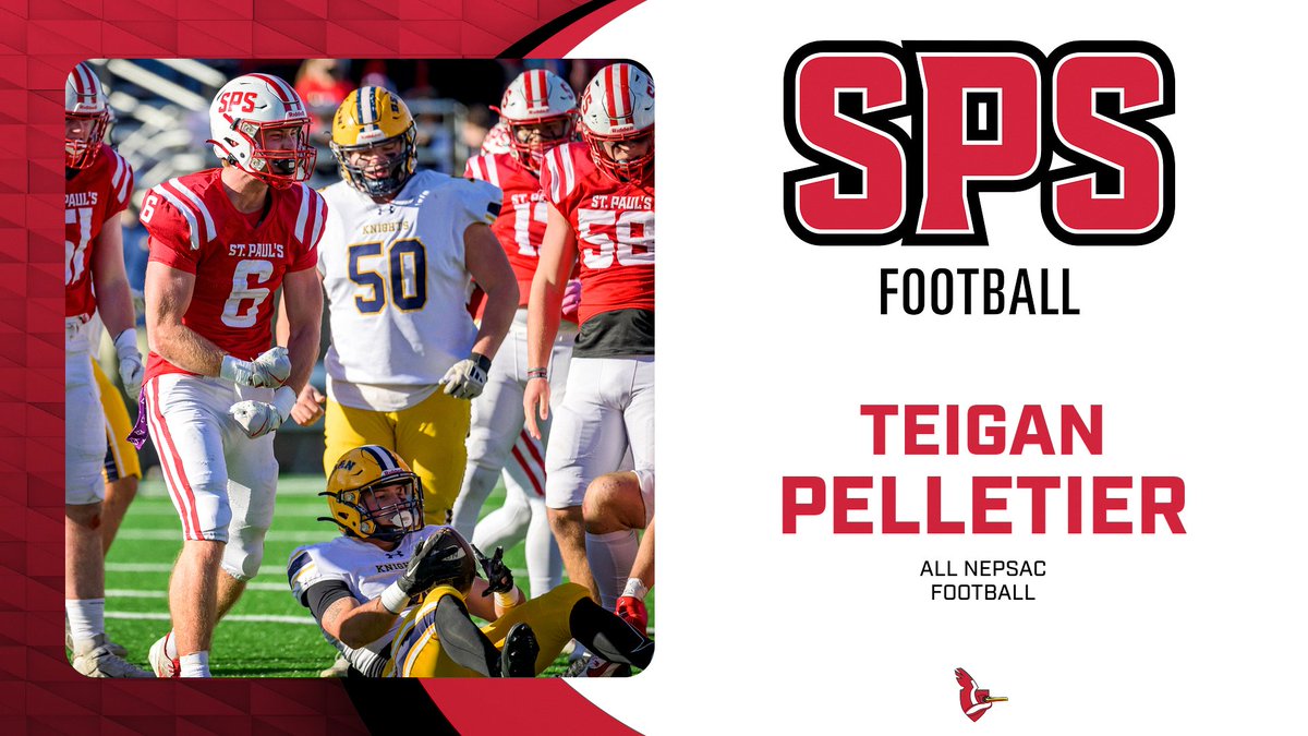 Congrats to Teigan Pelletier for his ALL NEPSAC Award in Football. @spsfootballnh @nepsac