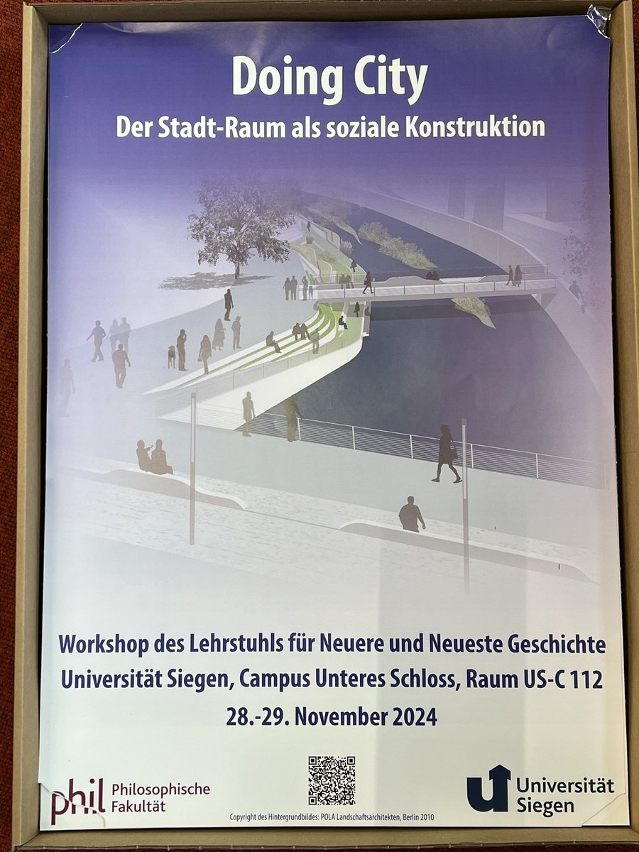 Now leaving a wonderful workshop <a href="/UniSiegen/">Universität Siegen</a> : „uni-siegen.de/phil/geschicht…“ 
#cities #spaces #urbanity <a href="/stadthist/">Stadtgeschichten</a>