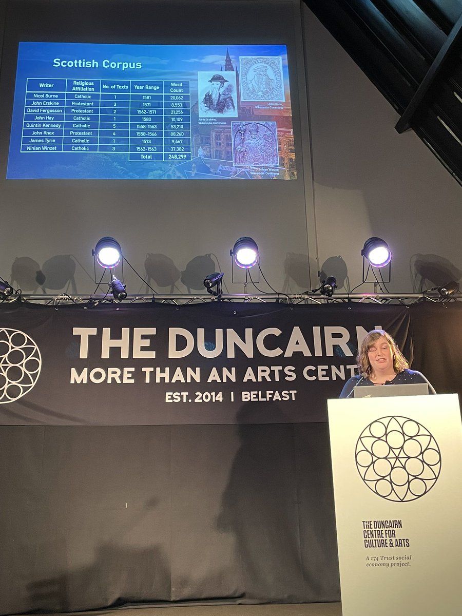 Beth Beattie looks at Scottish Reformation discourse from Protestant and Catholic writers with newly developed corpus tools and quantitative and qualitative methods. #VARD #OlderScots