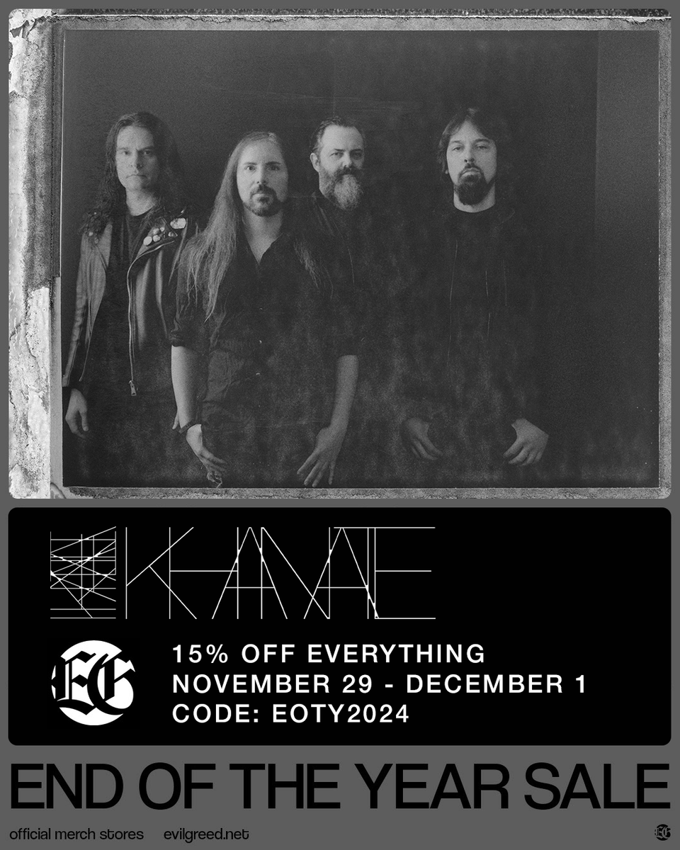 Khanate (@officialkhanate) on Twitter photo 15% off everything in the Khanate European store at <a href="/EVILGREED/">EVIL GREED</a>.
Now through December 1st.
Use code EOTY2024.
evilgreed.net/collections/kh… 15% off everything in the Khanate European store at <a href="/EVILGREED/">EVIL GREED</a>.
Now through December 1st.
Use code EOTY2024.
evilgreed.net/collections/kh…