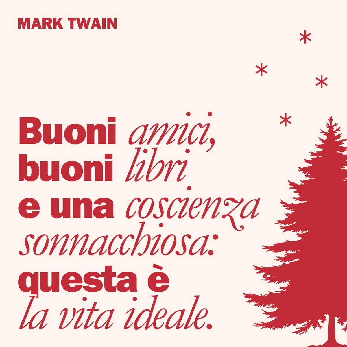O no?

Che siate d'accordo o meno, potete comunque godervi i meravigliosi libri dell'uomo al quale, come disse Hemingway, tutta la letteratura americana è debitrice: parliamo di Mark Twain, nato il 30 novembre 1835.
