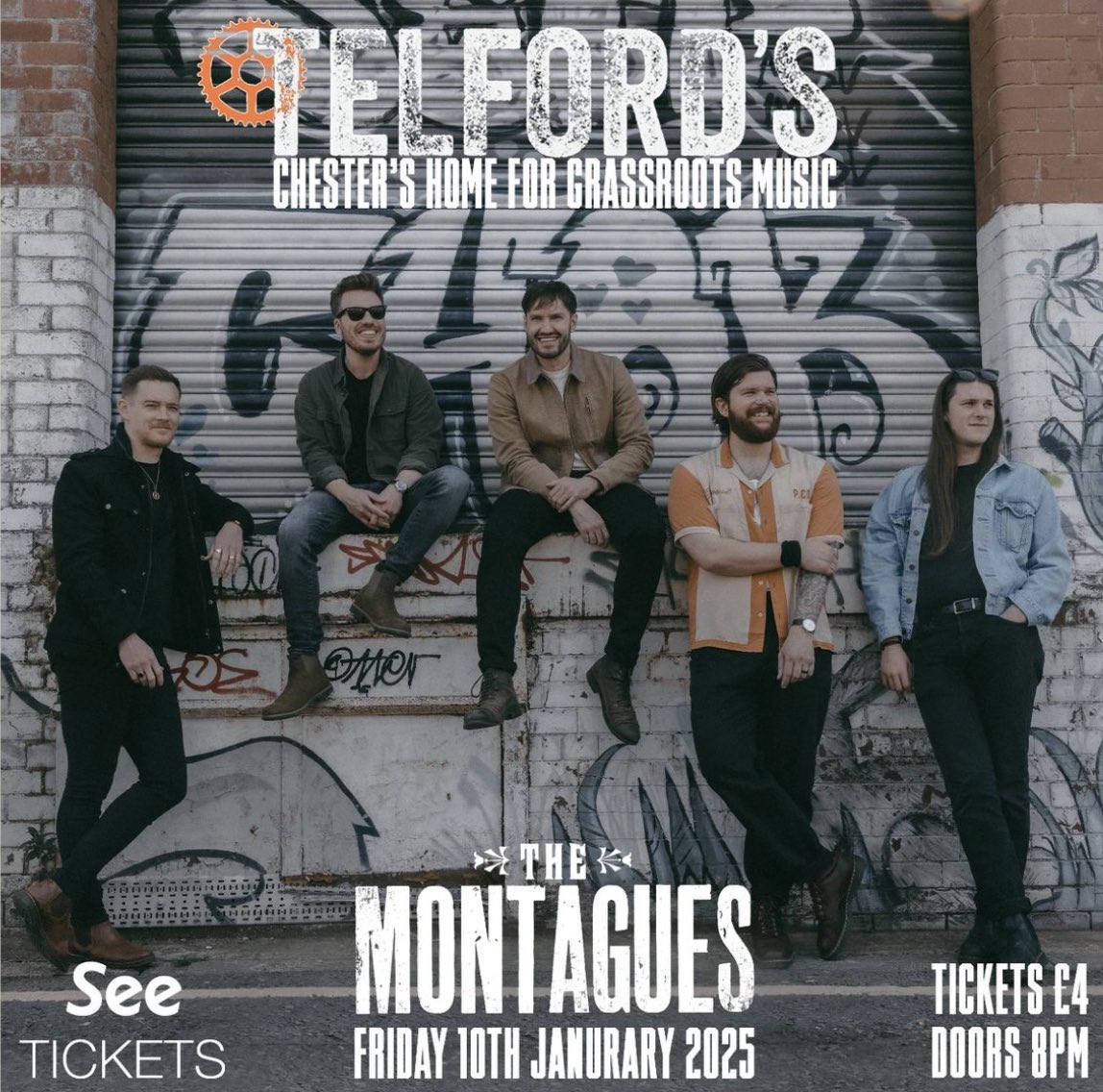 The Montagues (@montaguesmusic) on Twitter photo We kick of 2025 with a return to <a href="/Telfords/">Telfords Warehouse</a> Jan 10th - 2025 is going to be a mega year for us so let’s start it right together 🔥 We kick of 2025 with a return to <a href="/Telfords/">Telfords Warehouse</a> Jan 10th - 2025 is going to be a mega year for us so let’s start it right together 🔥