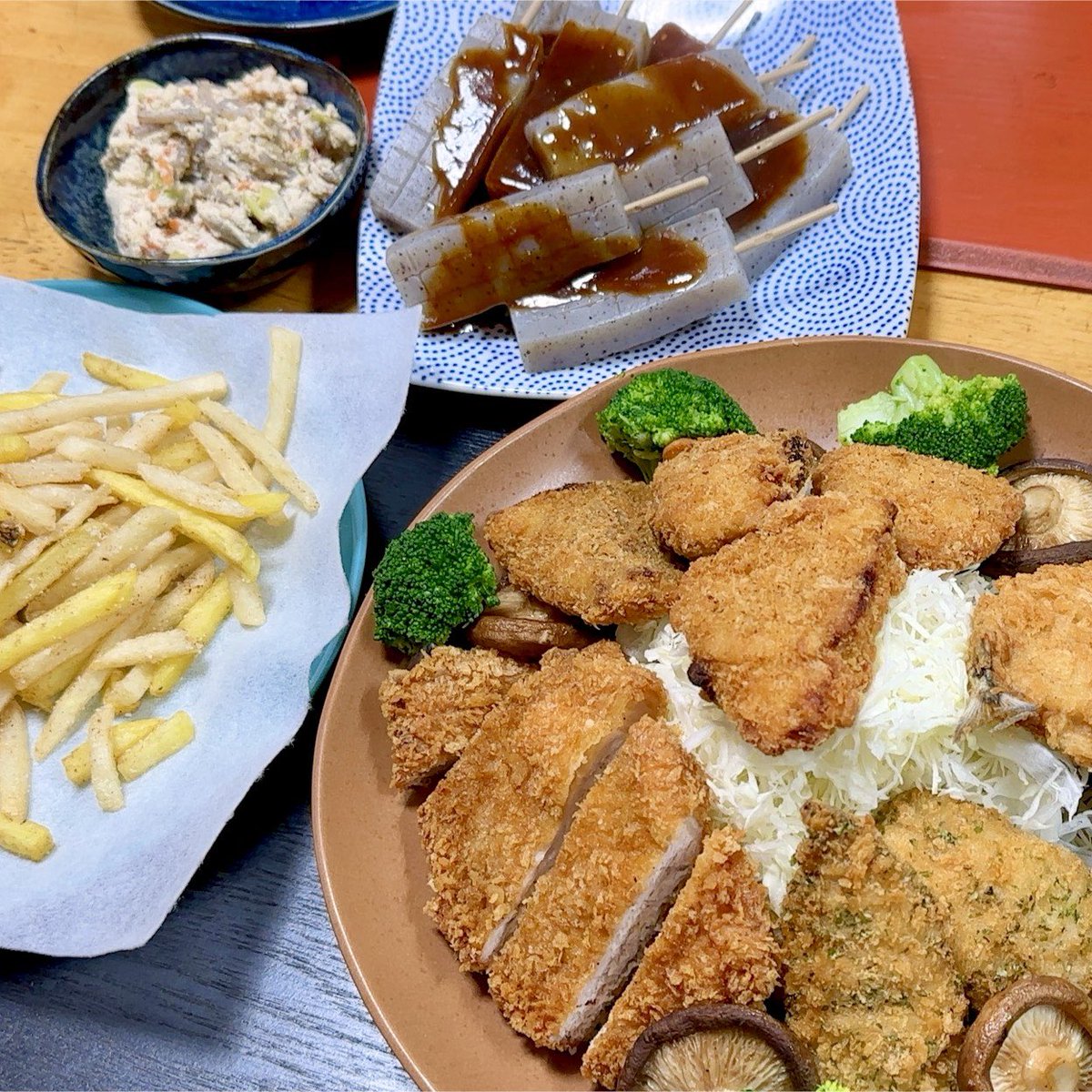 アジフライ磯辺フライ2つ