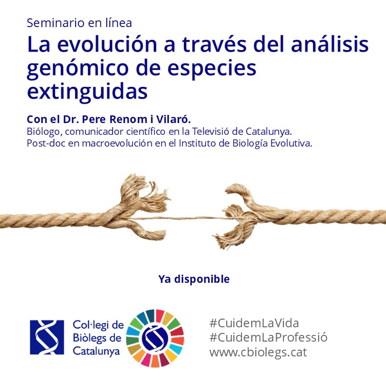 ✅ Ya tenéis disponible el seminiario en línia que ofreció Pere Renom sobre la evolución a través del análisis genómico de especies extinguidas.

#Genética #especies #biología
#biòlegscat

🔗 cbiolegs.cat/2024/11/29/veu…