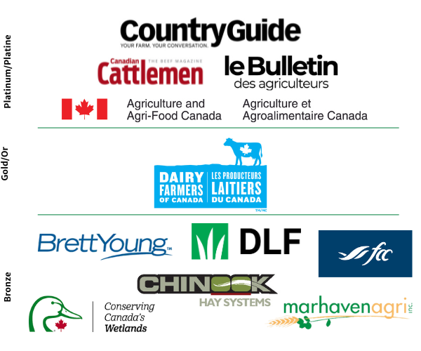 CFGA_ACPF's tweet photo. Thanks to all our 2024 Conference Sponsors and Provincial Partners! The CFGA's 15th Annual Conference, hosted in partnership with @ForageCouncil would not be possible without your support. #CFGA24
@CntryGuide
@CanCattlemen
@LeBulletin_com
@AAFC_Canada
@dfc_plc https://t.co/7GBt6Vl4Fe