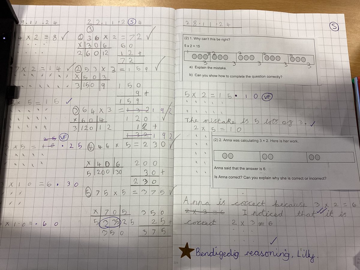 What beautiful presentation during our recent maths lessons from this super star. 🌟 <a href="/MillbrookP/">Millbrook Primary</a> #BeTheBestYou