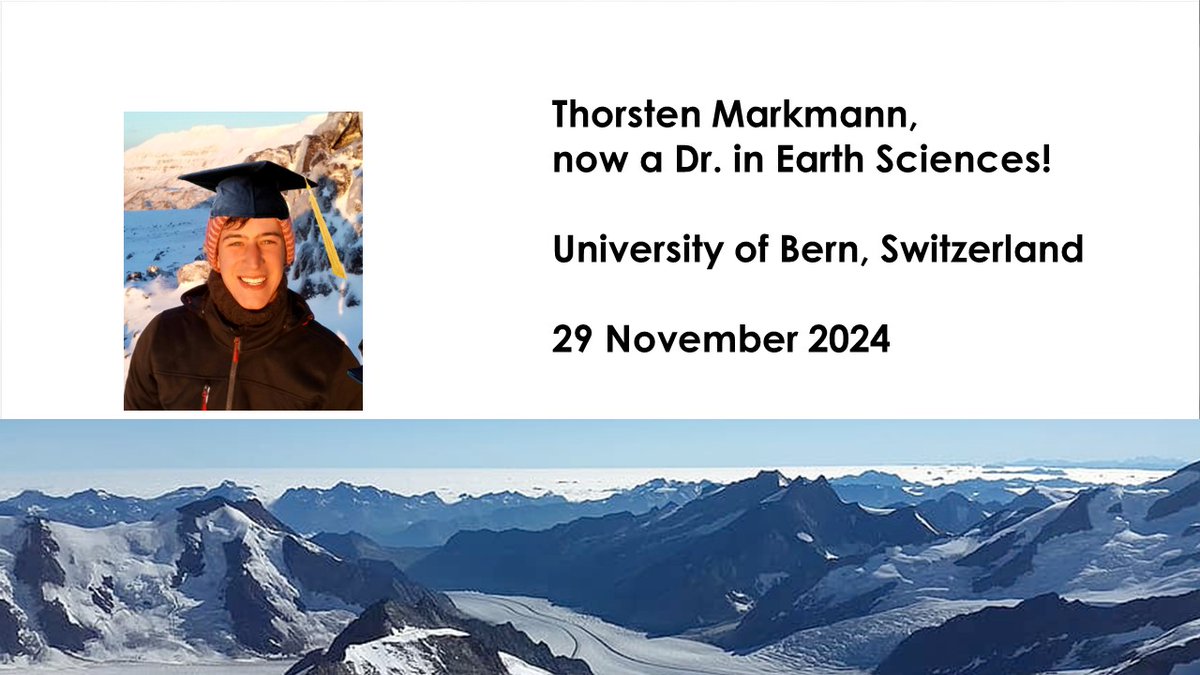 Institute of Geological Sciences, Uni Bern (@geologyunibern) on Twitter photo 🎓Congrats to Dr. Thorsten Markmann, who successfully defended his #PhD thesis "The #GeochemicalRecord of #metamorphic fluid-rock interaction in subducted terranes"! 👨🎓 Wishing you all the best for your future endeavours! 📷 <a href="/unibern/">Universität Bern</a> 🎓Congrats to Dr. Thorsten Markmann, who successfully defended his #PhD thesis "The #GeochemicalRecord of #metamorphic fluid-rock interaction in subducted terranes"! 👨🎓 Wishing you all the best for your future endeavours! 📷 <a href="/unibern/">Universität Bern</a>