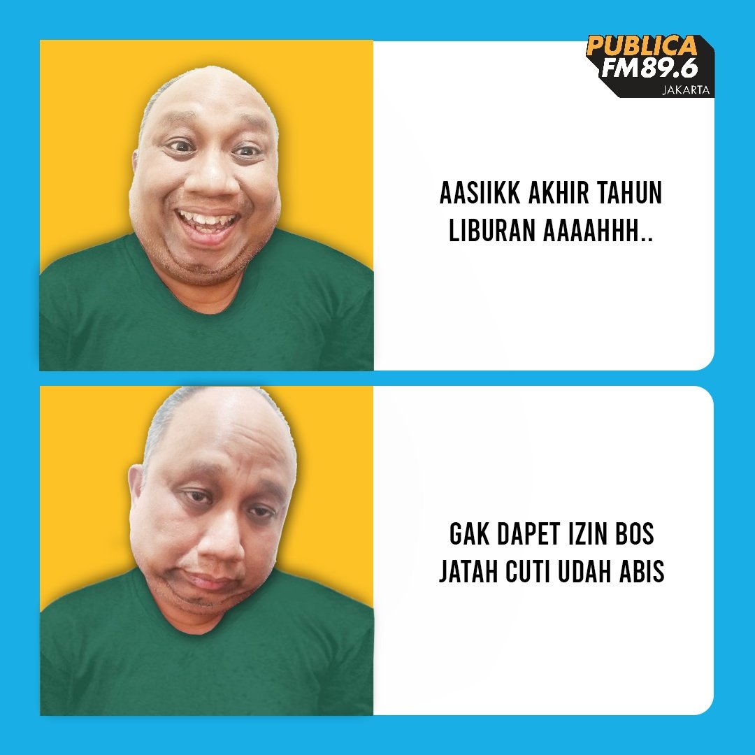 Infonya karena kebanyakan self reward sampai lupa jatah cuti setahun udah dipakai semua. Ada yang sama gak guys?😂

#publica896fmjakarta #publicafm #publicafmjakarta #jadilahversiterbaikdirimu