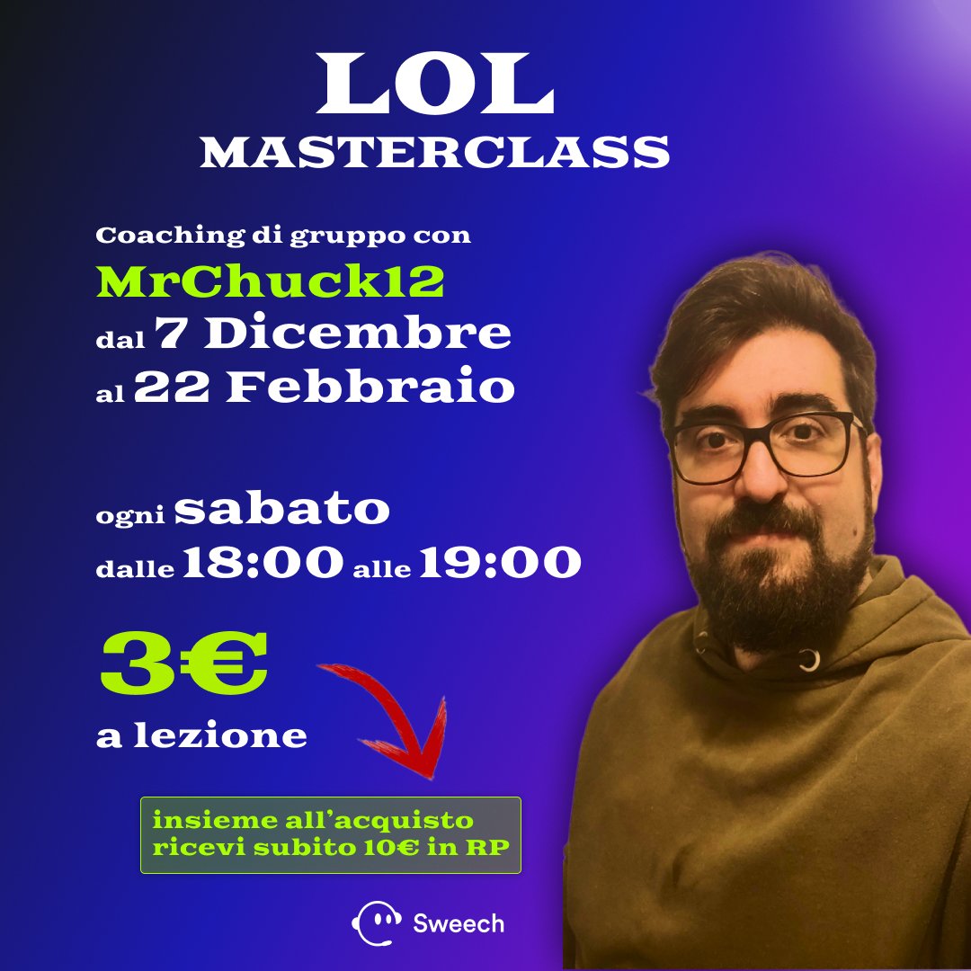 Per partecipare visita il sito sweech.it