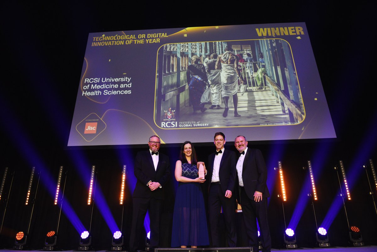 RCSI (@rcsi_irl) on Twitter photo RCSI has scooped two awards at the 2024 #THEAwards 🏆
Congratulations to Dr Jenny Moffett <a href="/RCSI_Educate/">RCSI Educate</a> on the Most Innovative Teacher of the Year and to <a href="/RCSI_GlobalSurg/">RCSI Institute of Global Surgery</a> for Technological Innovation of the Year.
➡️rcsi.com/dublin/news-an…
#RCSIeducate #RCSIengage RCSI has scooped two awards at the 2024 #THEAwards 🏆
Congratulations to Dr Jenny Moffett <a href="/RCSI_Educate/">RCSI Educate</a> on the Most Innovative Teacher of the Year and to <a href="/RCSI_GlobalSurg/">RCSI Institute of Global Surgery</a> for Technological Innovation of the Year.
➡️rcsi.com/dublin/news-an…
#RCSIeducate #RCSIengage