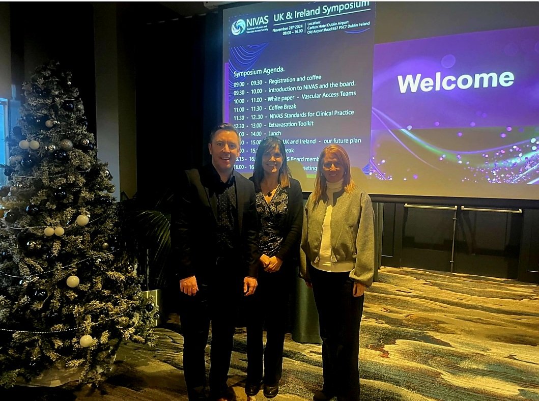 How can we improve the patient experience, reduce complications and support clinical staff with vascular access ?. 
Great day with <a href="/pcarriv/">Pete Carr</a> &amp; Michelle O Dowd at #NIVAS UK &amp; Ireland Symposium discussing this specialised field of clinical care. #evidencebasedcare #DATA #Simulation