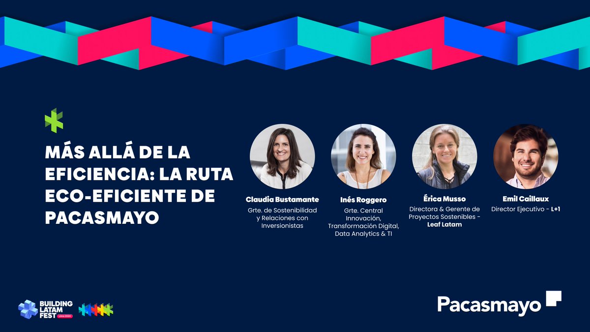 ¡Presentes en #BuildingLatamFest! 💪Hoy seguimos compartiendo nuestra esencia con los asistentes: sostenibilidad e innovación, pilares clave de nuestro trabajo. Junto a destacados ponentes, construimos unidos el futuro que soñamos.✨ ¡No te lo pierdas!  bit.ly/3VfouHV