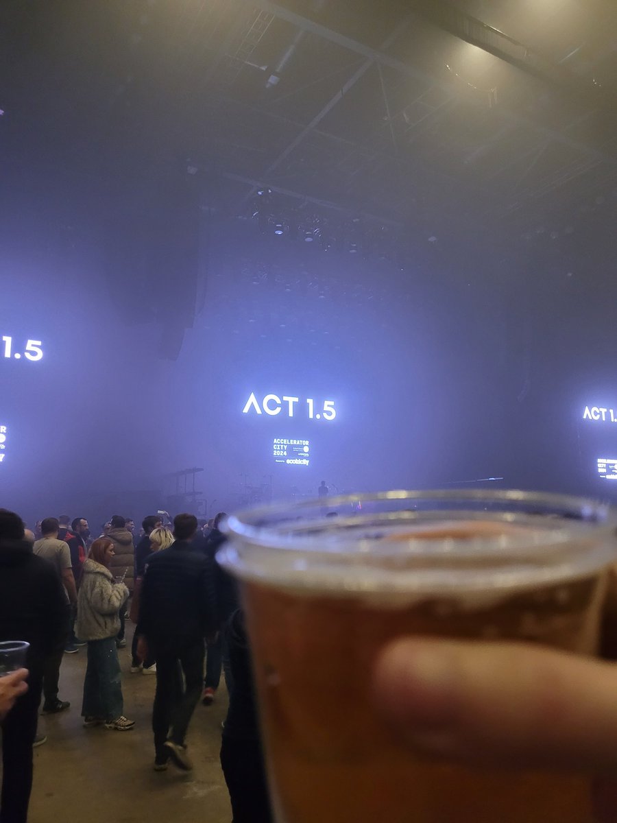 "Local" Somersby cider in a plastic glass. No local beers on offer. Bullsh*t low carbon concept #act1.5 #ecotricity #acceleratorcity2024
