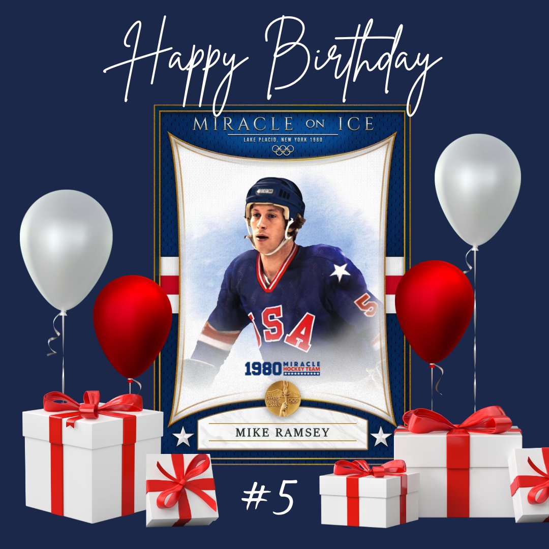 1980MiracleTeam's tweet image. Join us in wishing our teammate #5 Mike Ramsey a Happy 64th Birthday today!

A #1980FunFact: Mike was the youngest member of the team at 19 &amp;amp; had some clutch hits throughout the #LakePlacid Olympic Games! A few of those in the final minutes of the #MiracleOnIce game! 🥳🏒🏅🇺🇸