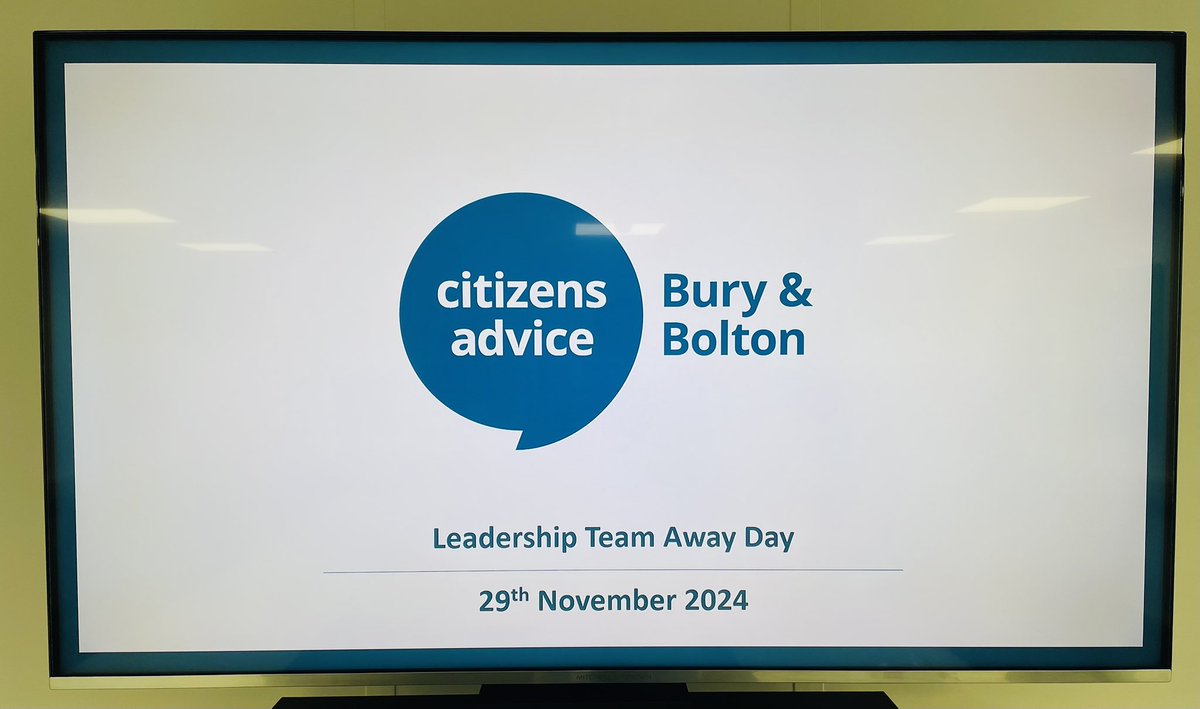 Today, our Leadership Teams came together as part of the annual planning/ review cycle for <a href="/CABuryandBolton/">Citizens Advice Bury & Bolton</a> - building on the recent session with Trustees as we begin to operationalise our plans. 

Thanks to <a href="/BuryVCFA/">BuryVCFA</a> for facilitation &amp; discussions on local &amp; regional contexts.