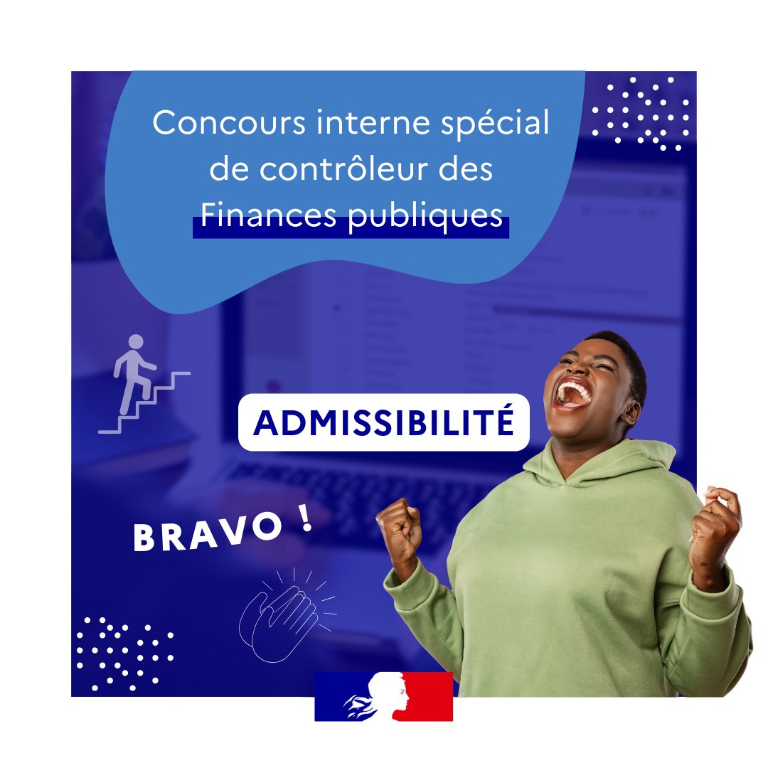 ENFiP_officiel's tweet photo. 👋 Félicitations aux 8️⃣7️⃣0️⃣ candidat(e)s admissibles du concours interne spécial de contrôleur des Finances publiques ! 👍
📅 RDV du 20 au 24 janvier 2025 pour les oraux !
📑 Pour connaître les parcours et évolutions aux Finances publiques : https://t.co/ffVO81eqRd
#RLFP https://t.co/BGRWS81ler