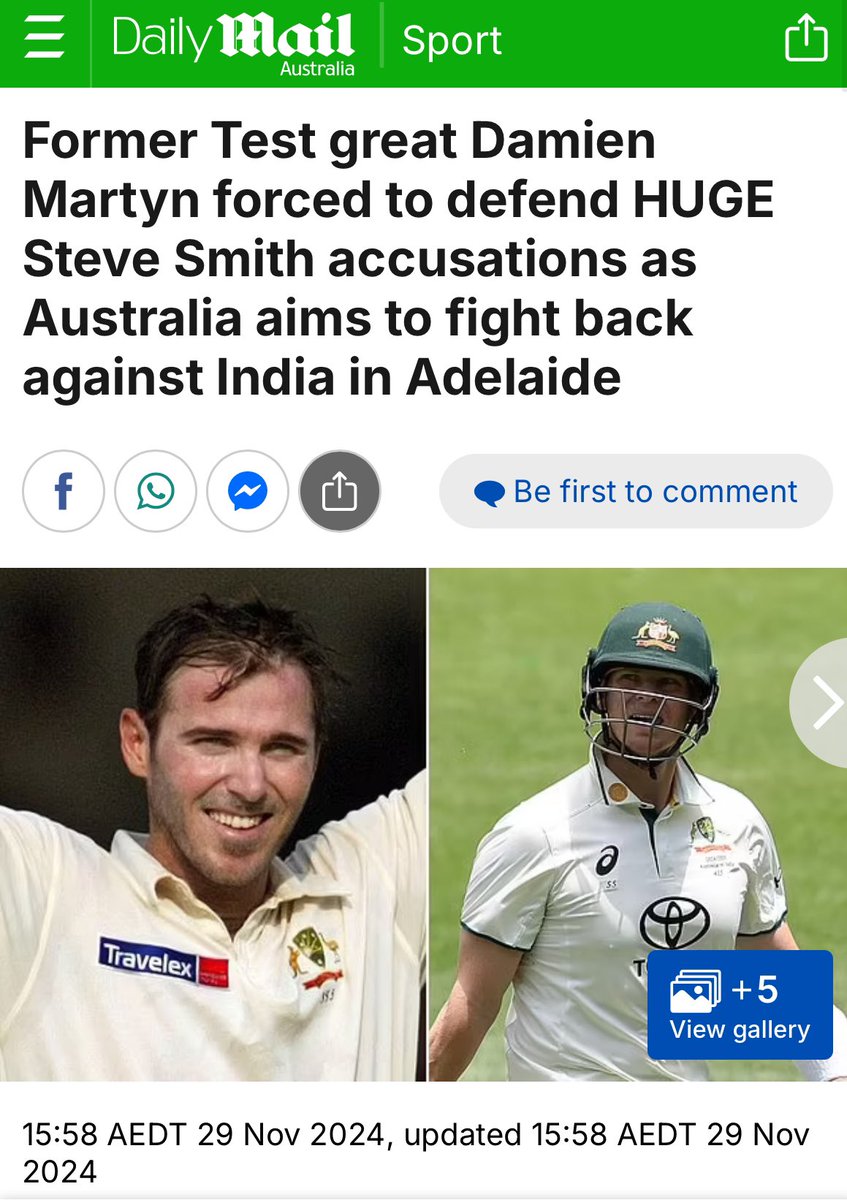 damienmartyn's tweet photo. How easy is it now days to get some coverage 😂😂 So funny 👍🫵 Post on @X and watch it go 🙏 Let’s keep it going as gets me through the day 🤪🕺⚡️#oldschool #cricket #smith #champion #dailymailuk #thankyou #blessed https://t.co/Xnoz0HIVGU