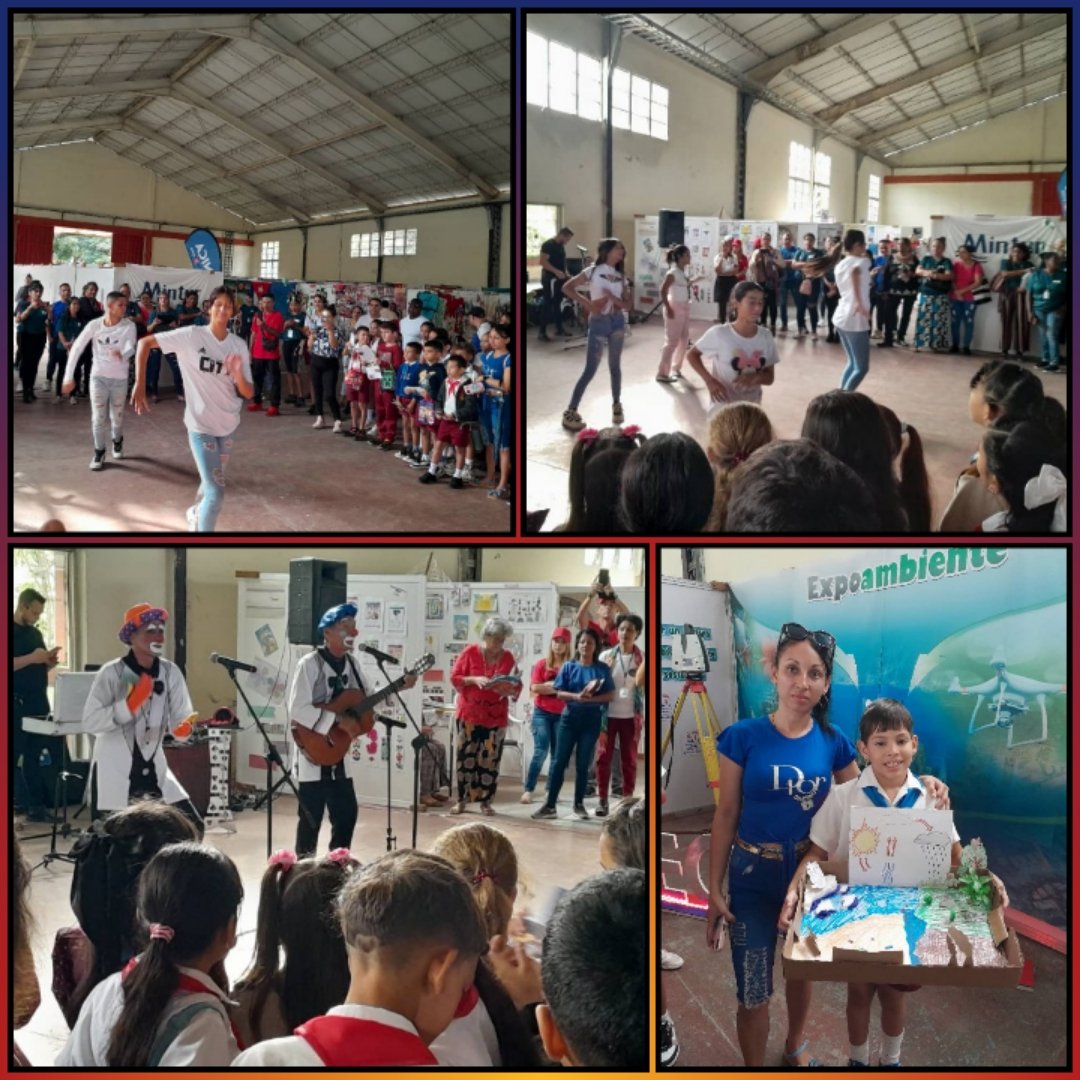 Participa #EducaciónHolguín en EXPOAMBIENTE 2024. Las instituciones educativas participan en las actividades desarrolladas.