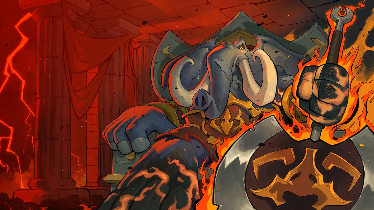 Garretthanna's tweet image. Loxodont illustration for Rivals 2