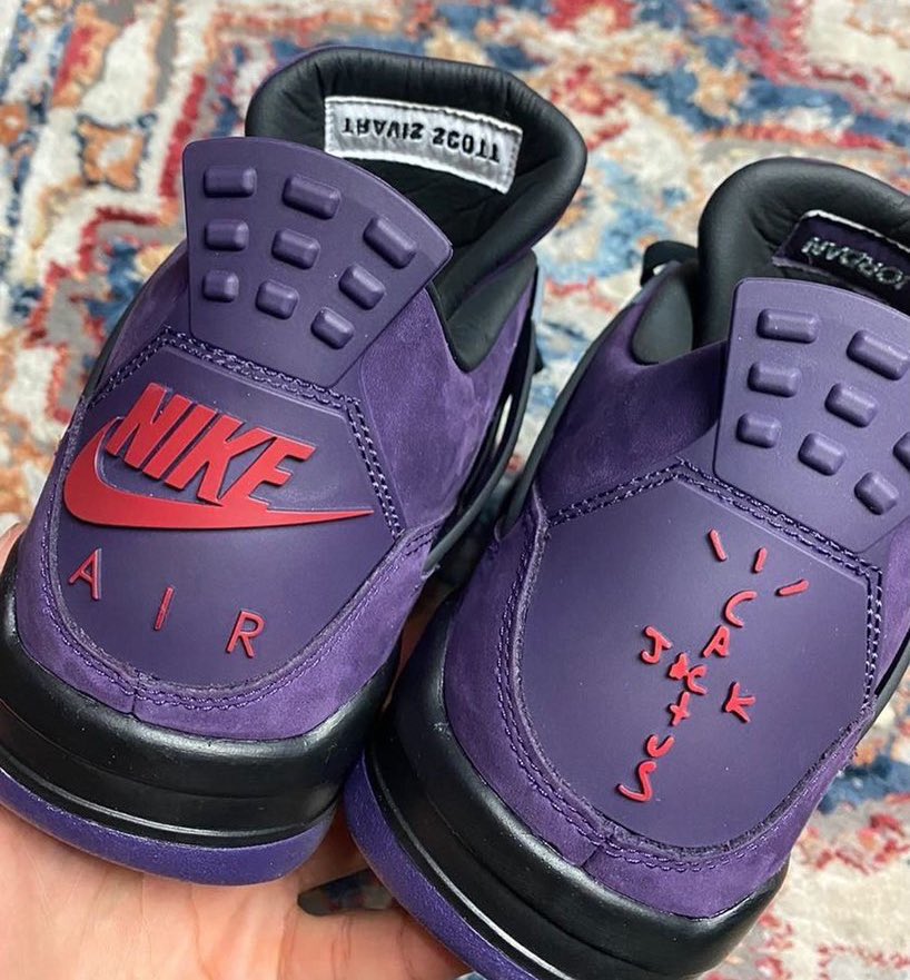Ovrnundr's tweet photo. Travis Scott x Nike Air Jordan 4 “Purple” 🍇 https://t.co/JfbzO38qfx