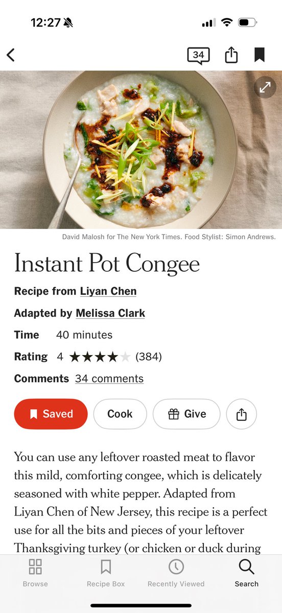 My <a href="/nytcooking/">NYT Cooking</a> recipe has 4 stars from 384 reviewers. Not too shabby!