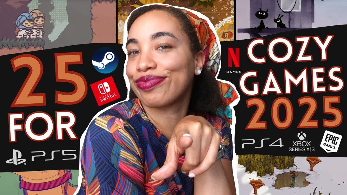.<a href="/MaybeSarisa/">Rice ☀️</a> dropped another great vid!
25 NEW Cozy Games For 2025!
▶️ youtube.com/watch?v=owVCAB…