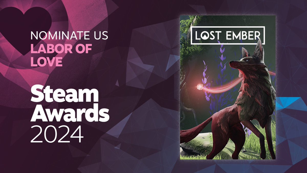 MooneyeStudios's tweet photo. If you enjoyed Lost Ember, please consider nominating us in the 'Labor of Love' category of the Steam Awards 2024!❤️

➡️ https://t.co/hfibAbIUUk https://t.co/ym4KFAc8io