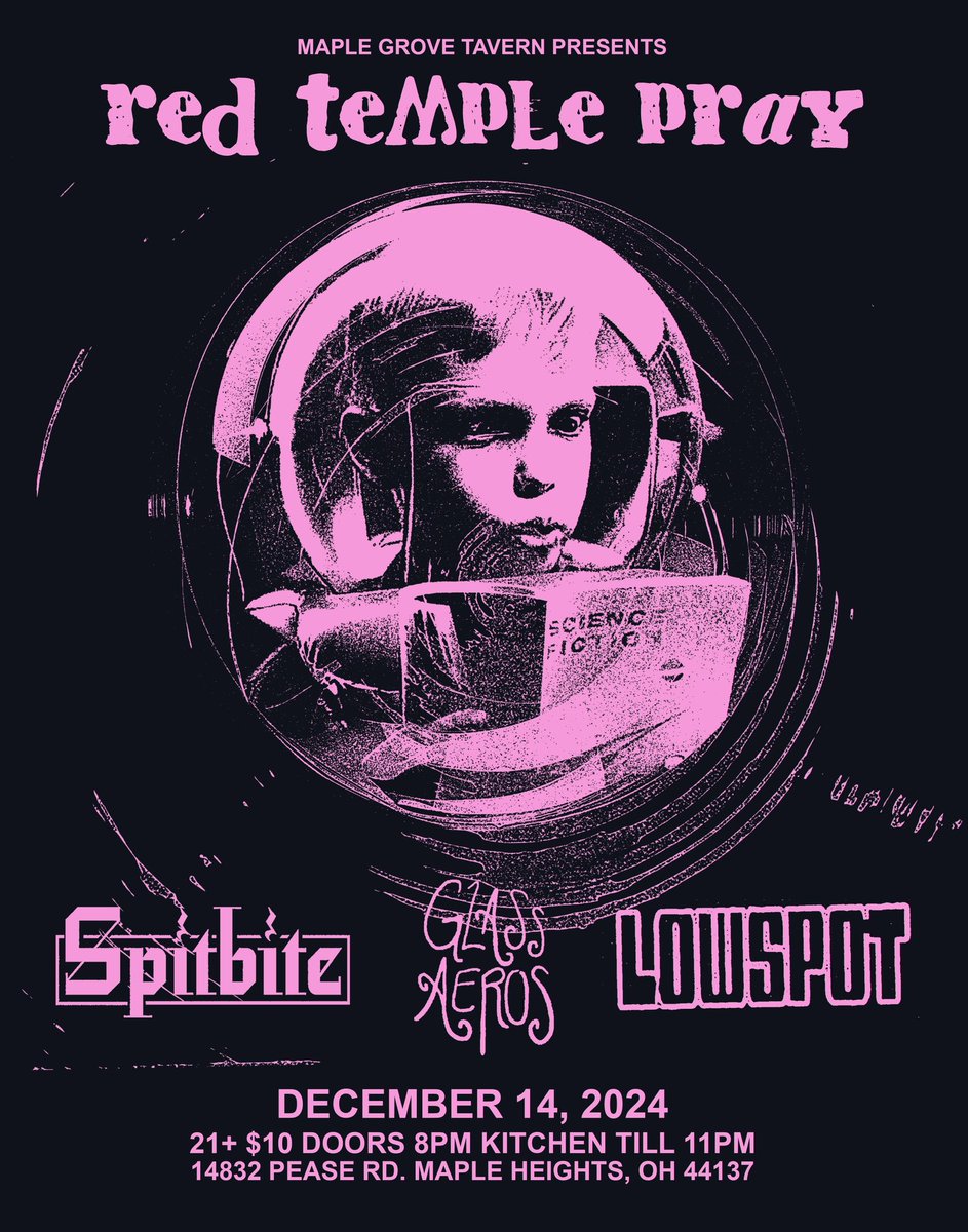 redtemplepray's tweet photo. Weekend with Spitbite this December! https://t.co/p2h7G15CTq