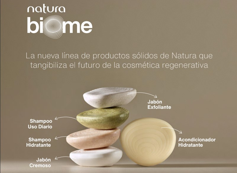 uniRSE's tweet photo. @NaturaArgentina lanza #Biōme, su nueva línea de productos sólidos que redefine el cuidado personal con una innovadora propuesta de cosmética regenerativa https://t.co/N5nUKf0yRX https://t.co/D3nfruJQkE