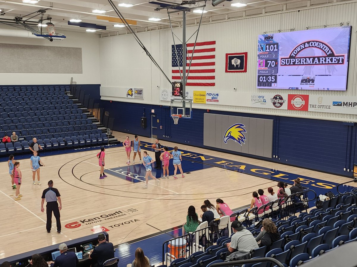 Gillette College puts up triple digits on Trinidad State to open the Thanksgiving Classic presented by Little America!

Up next is the Gillette men against Northeastern Junior College. 

Stream the action here: youtube.com/@lcccgoldeneag…

#BeGolden